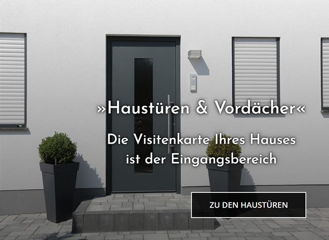 Haustueren Vordaecher in Zwingenberg